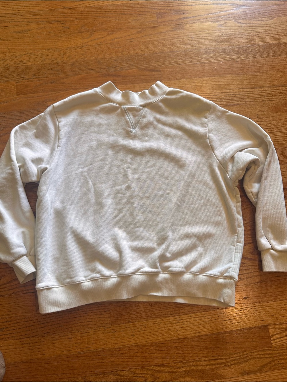 Parker Men's Crewneck Sweater in White